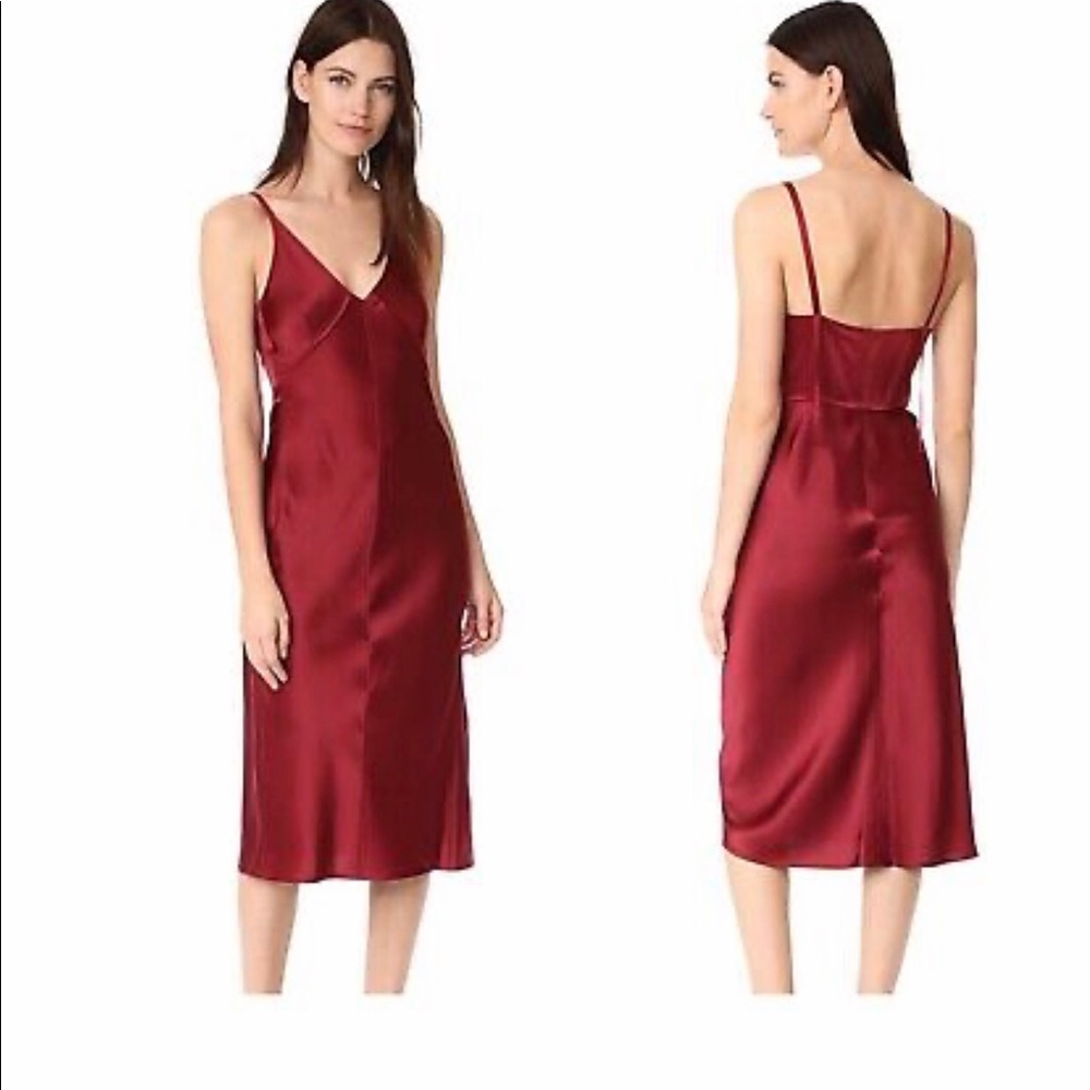 Helmet Lang red slip dress, brand new with tags.